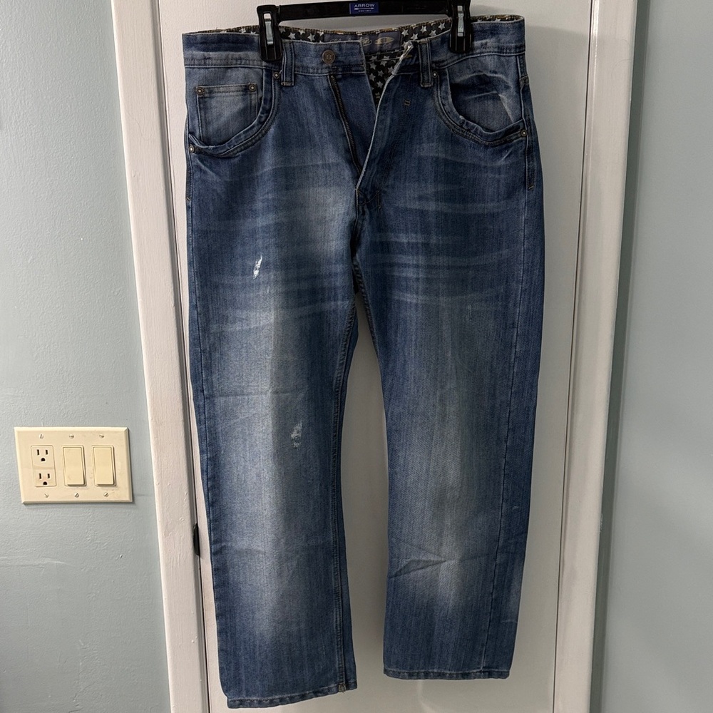 Relaxed Fit Blue Denim Jeans